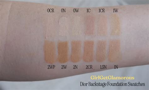 dior backstage foundation 0n swatches|dior backstage foundation shade finder.